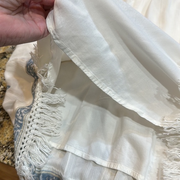 Abercrombie & Fitch size small fully lined fringe razorback dress - Picture 11 of 11